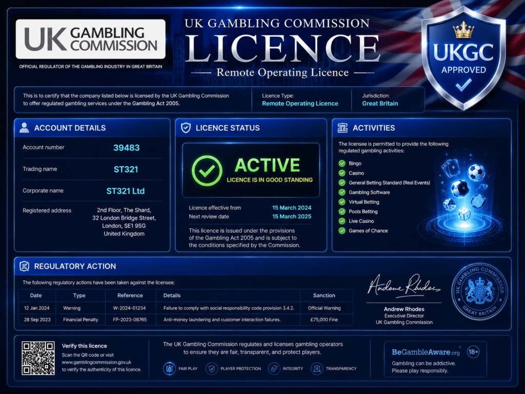 ใบอนุญาต UK Gambling Commission (UKGC)